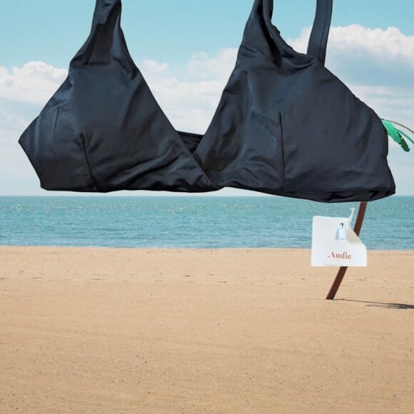 Andie Swim The Belmar Top Black Small - Picture 3 of 8